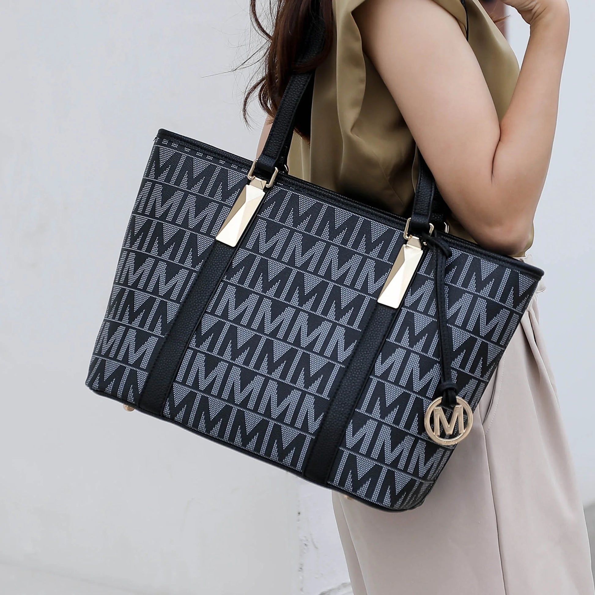Arya Women'S Tote Bag, Small Tote Handbag, Pouch Purse & Wristlet Wallet, Signature Handbag 4 Pcs Set by Mia K